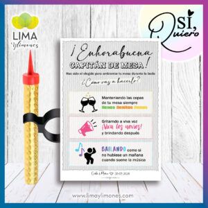 pack capitán de la mesa