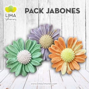 pack 60 jabones margarita