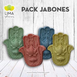 pack 60 jabones mano de fátima