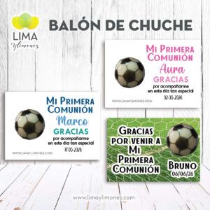 Pack 50 balón de chuche personalizado