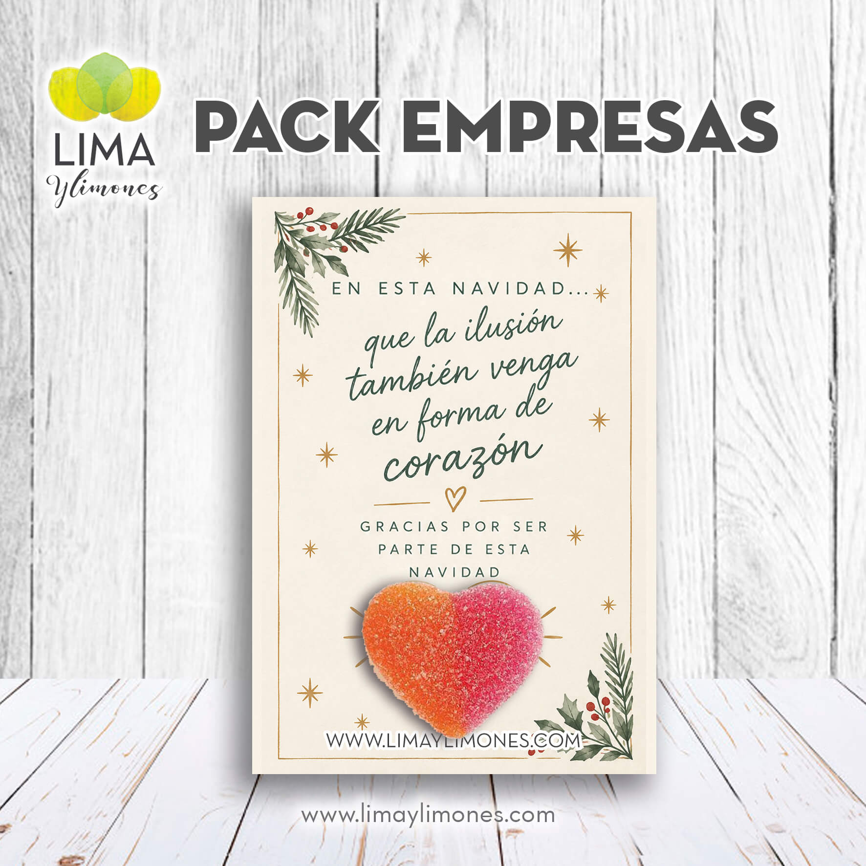 Pack empresas 50 Corazón